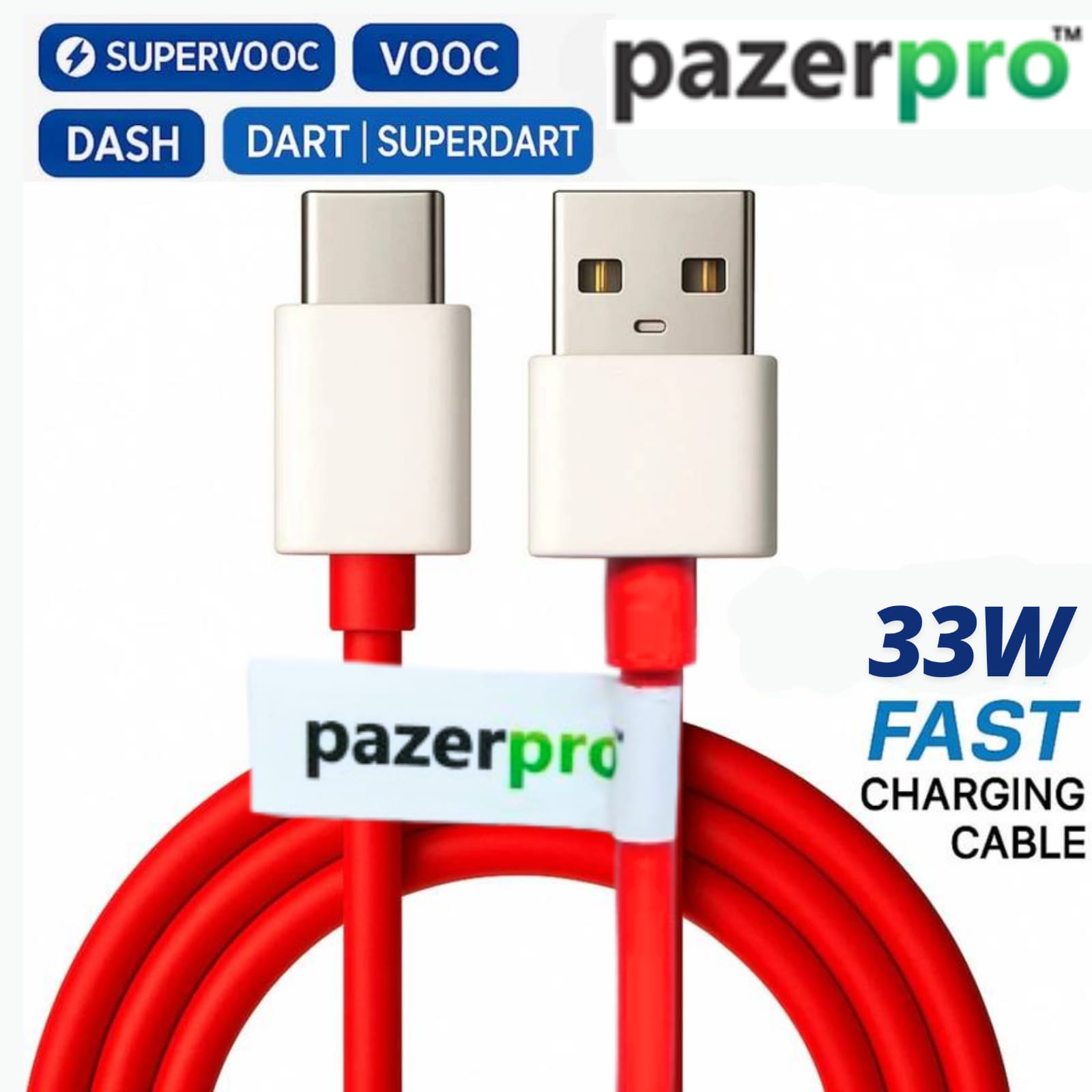 33W OnePlus Dash Warp Charge Cable - PazerPro