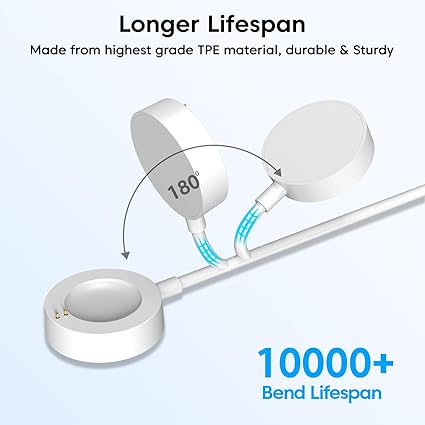 Fossil Gen 5 Smartwatch Charger | Fast & Durable USB Charging Cable - PazerPro