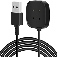 USB Charging Cable for Fitbit Versa 3 Smartwatch Charging Cord 1 meter - PazerPro