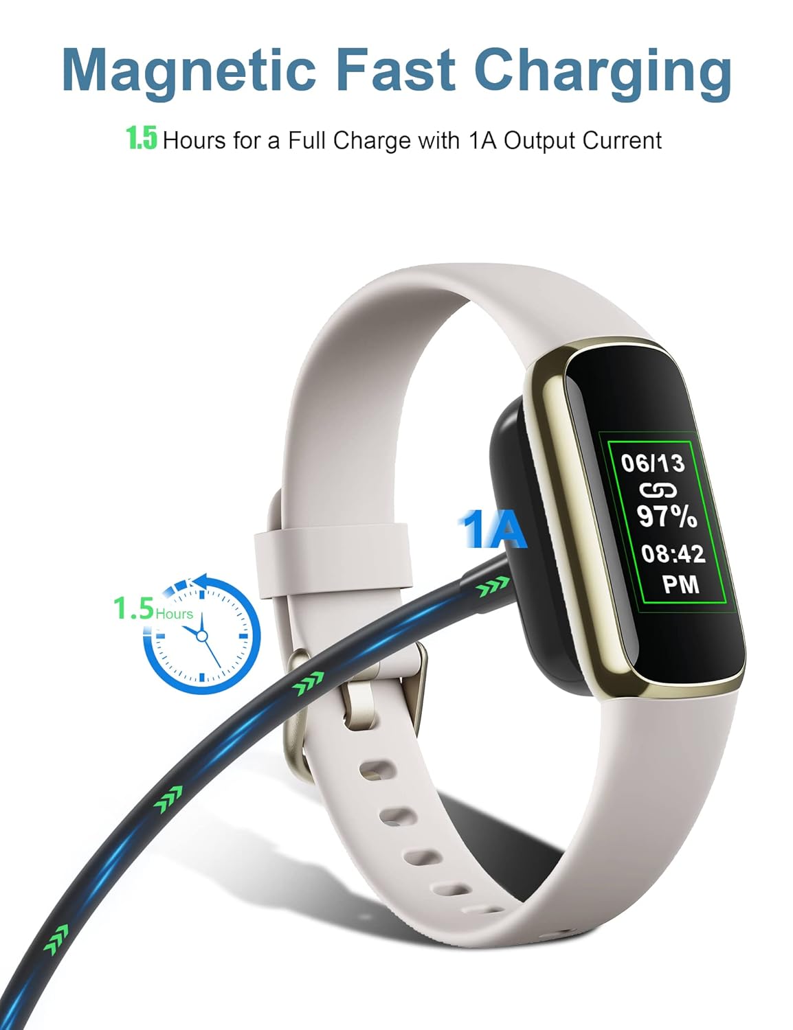 Fitbit Charge 5 Charger  Fast & Durable Replacement Cable - PazerPro