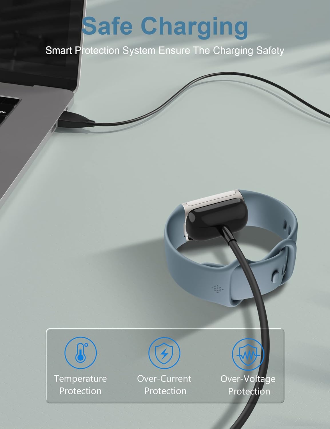 Fitbit Charge 6 Charger  Fast & Durable Replacement Cable - PazerPro