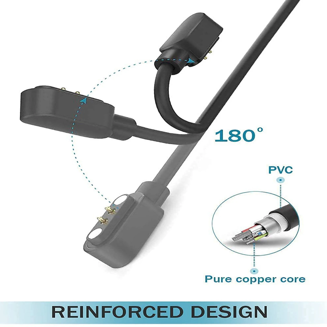 Magnetic Charger Cable for Fire-Boltt Call Fast & Safe - PazerPro